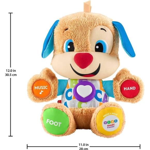 Fisher-Price Laugh&Learn Baby&Toddler Toy Puppy Interactive Plush Music & Lights - Picture 5 of 6